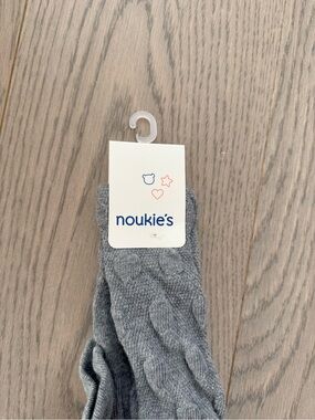 Noukie's Gray Baby Tights 12-18m